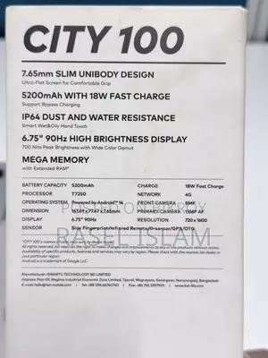 Itel City 100 128 GB Silver