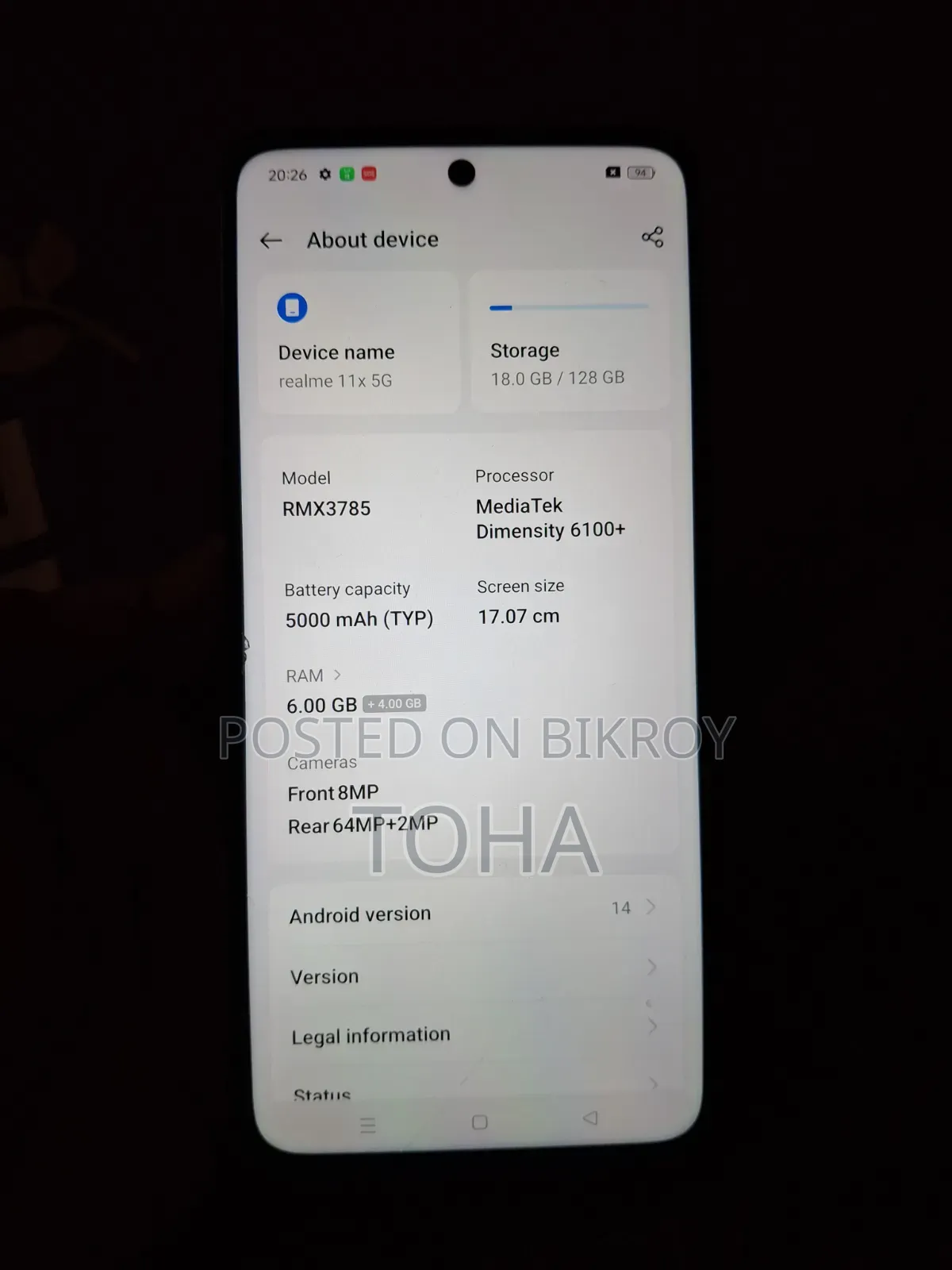 Realme 128 GB Black