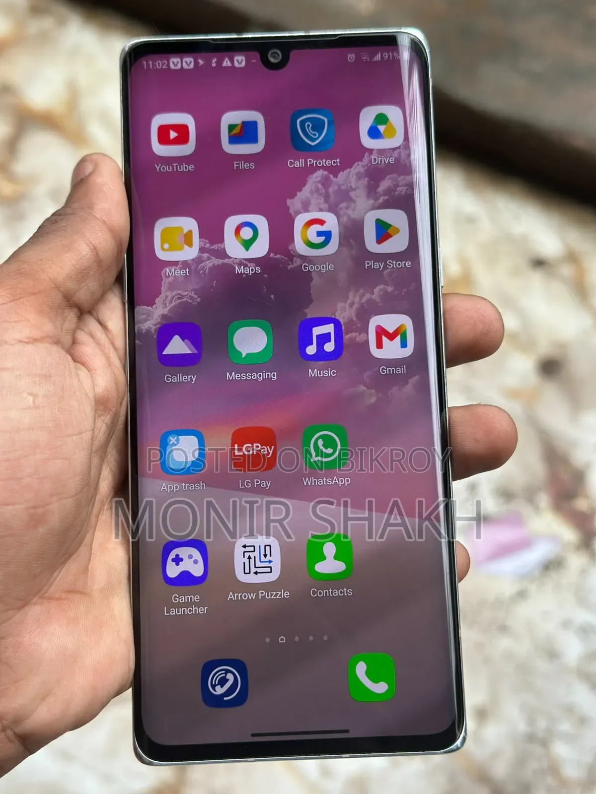 LG Velvet 5G 128 GB Silver