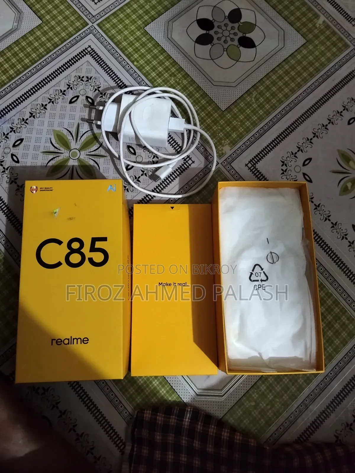 রিয়েলমি সি৮৫ ৪জি ১২৮ জিবি ব্ল্যাক
