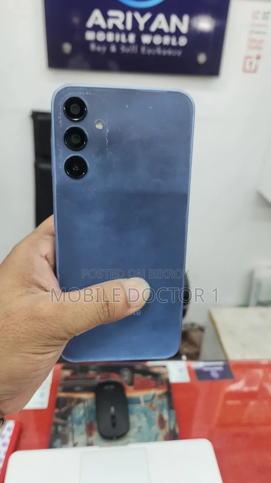 স্যামসাং গ্যালাক্সি এ১৫ ৫জি ১২৮ জিবি ব্লু