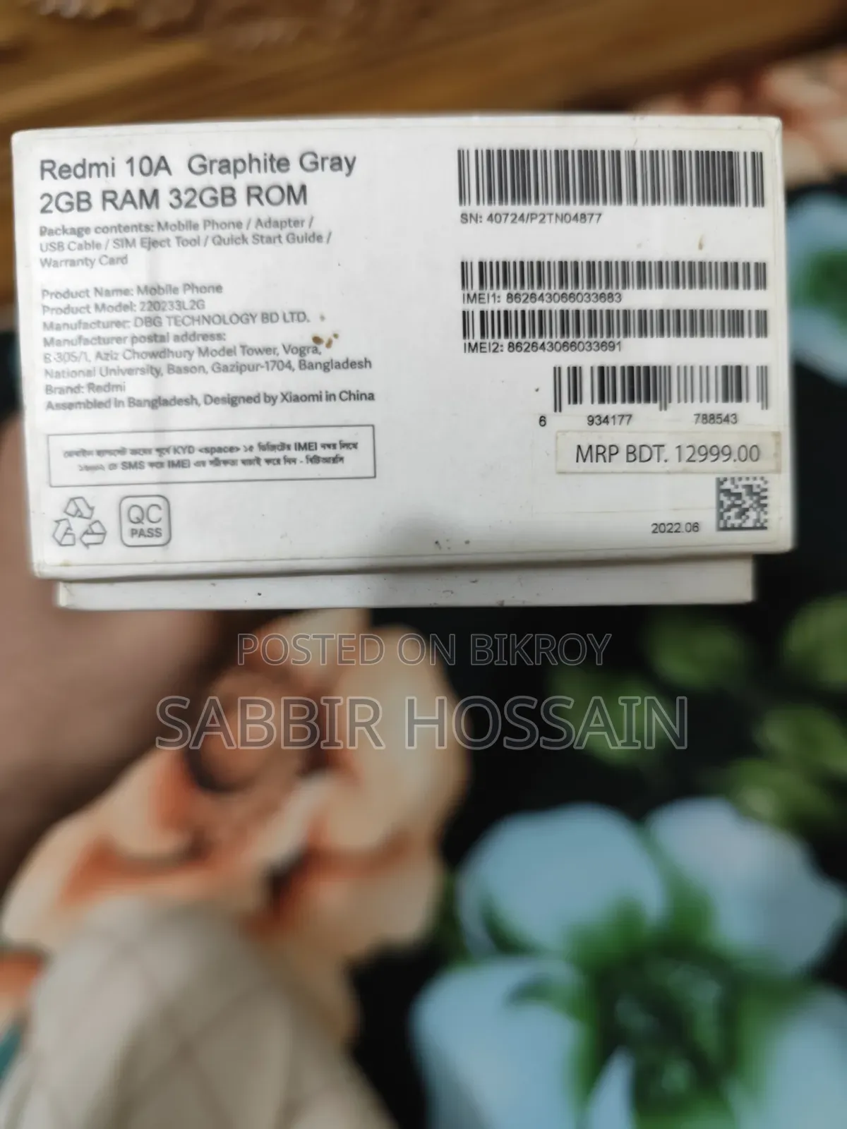 Xiaomi Redmi 10A 32 GB Black