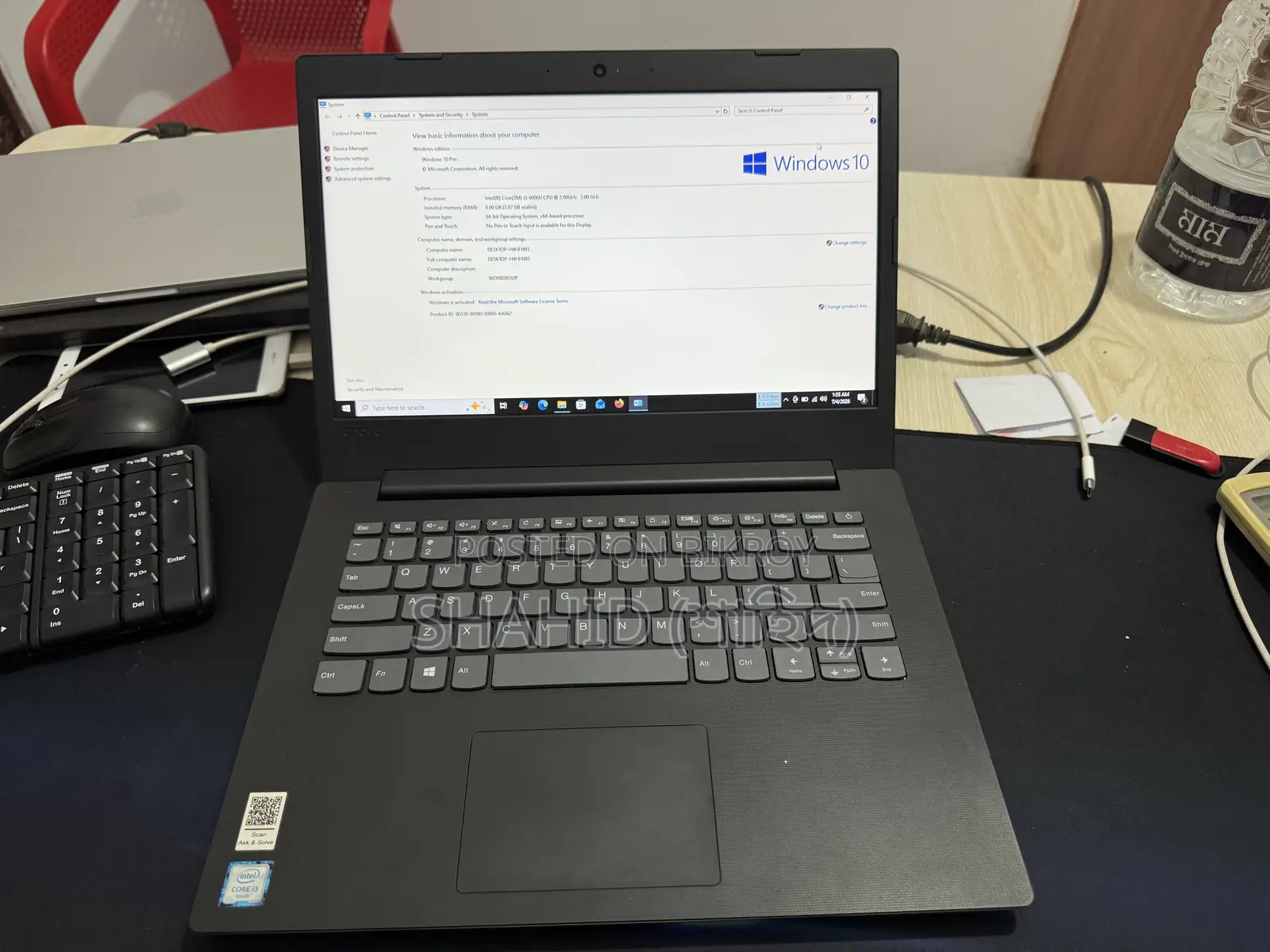 Laptop Lenovo IdeaPad 130 8GB Intel Core i3 SSD 256GB