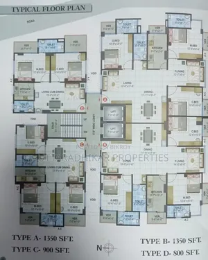 3-Bedroom Apartment in Upl Kashful, Cantonment for Sale