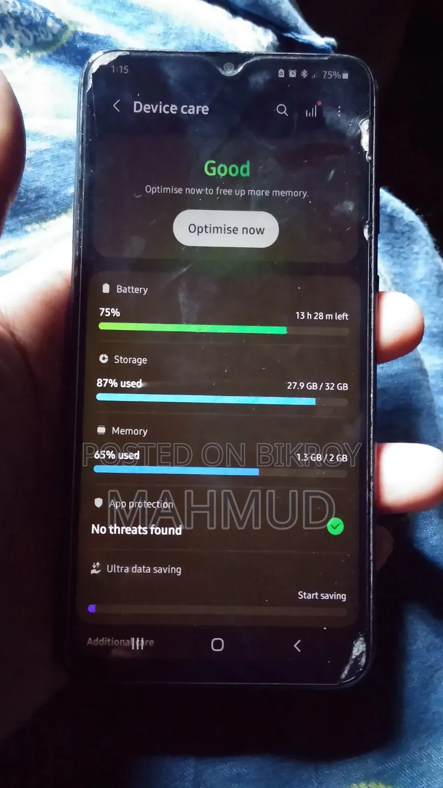 Samsung A10 32 GB Blue