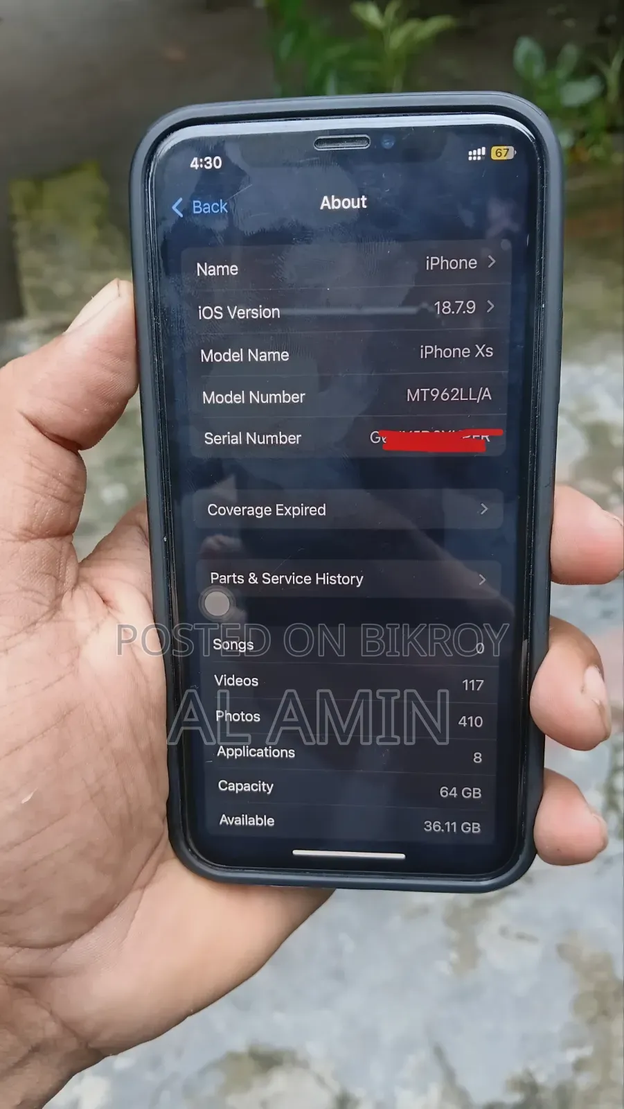 Apple iPhone XS 64 GB Gold