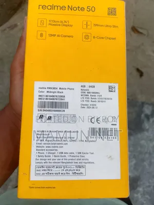 Realme Note 50 64 GB Black