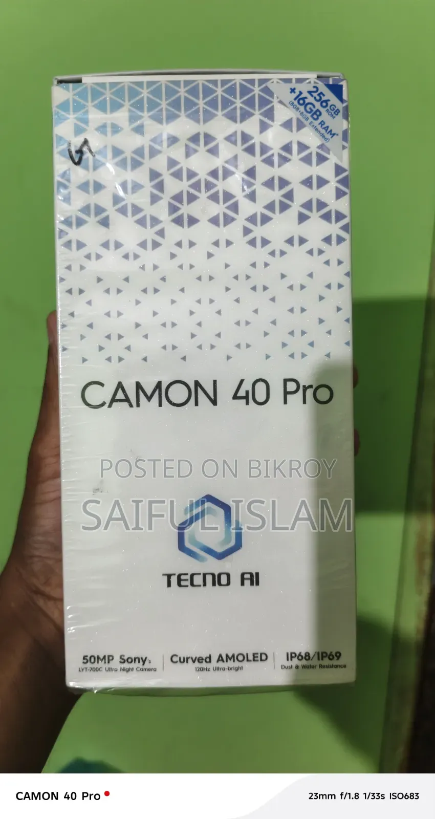 Tecno Camon 40 Pro 4G 256 GB Green