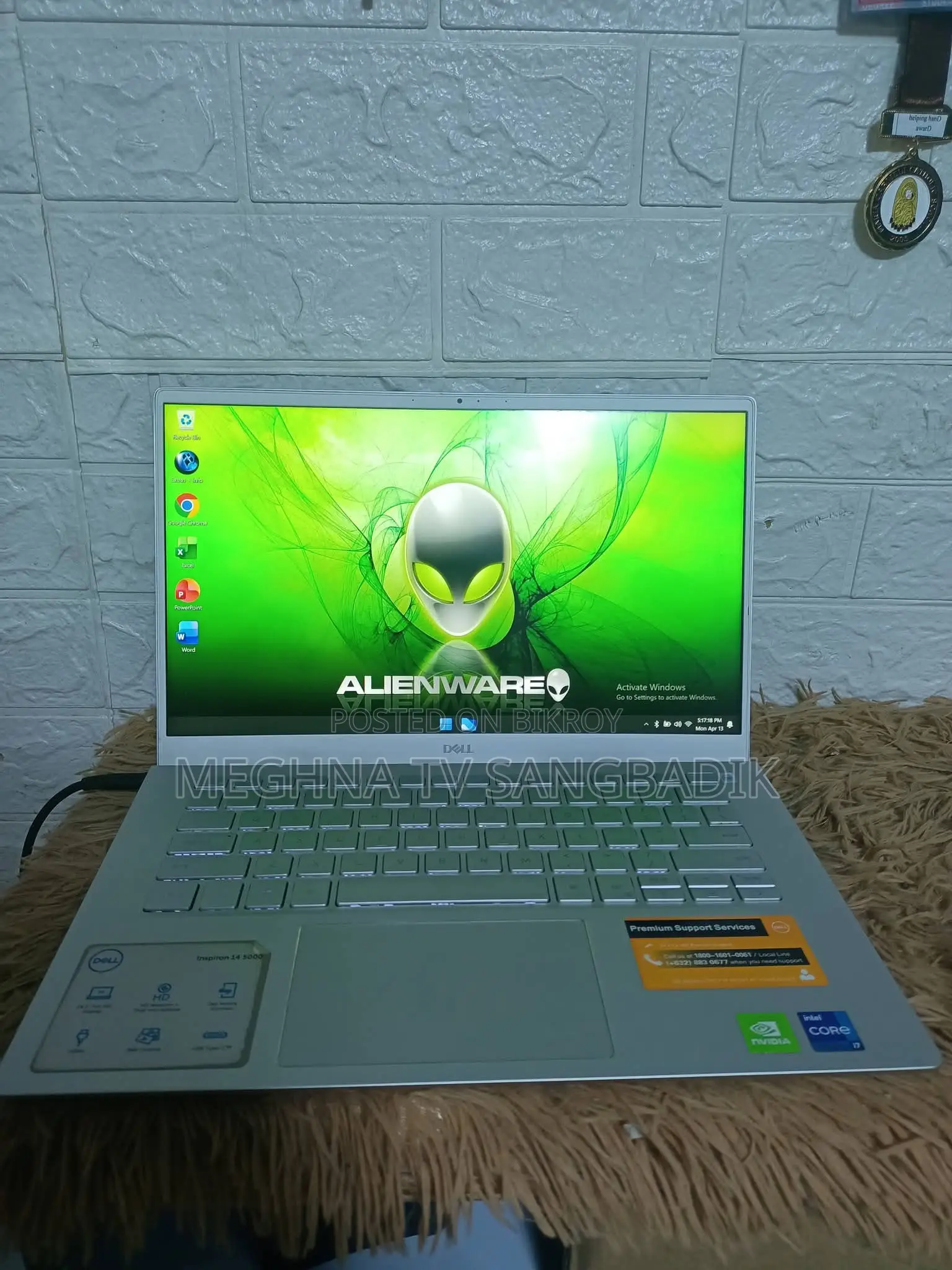 Laptop Dell 4GB Intel SSD 500GB