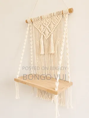 Macrame Wall Shelf