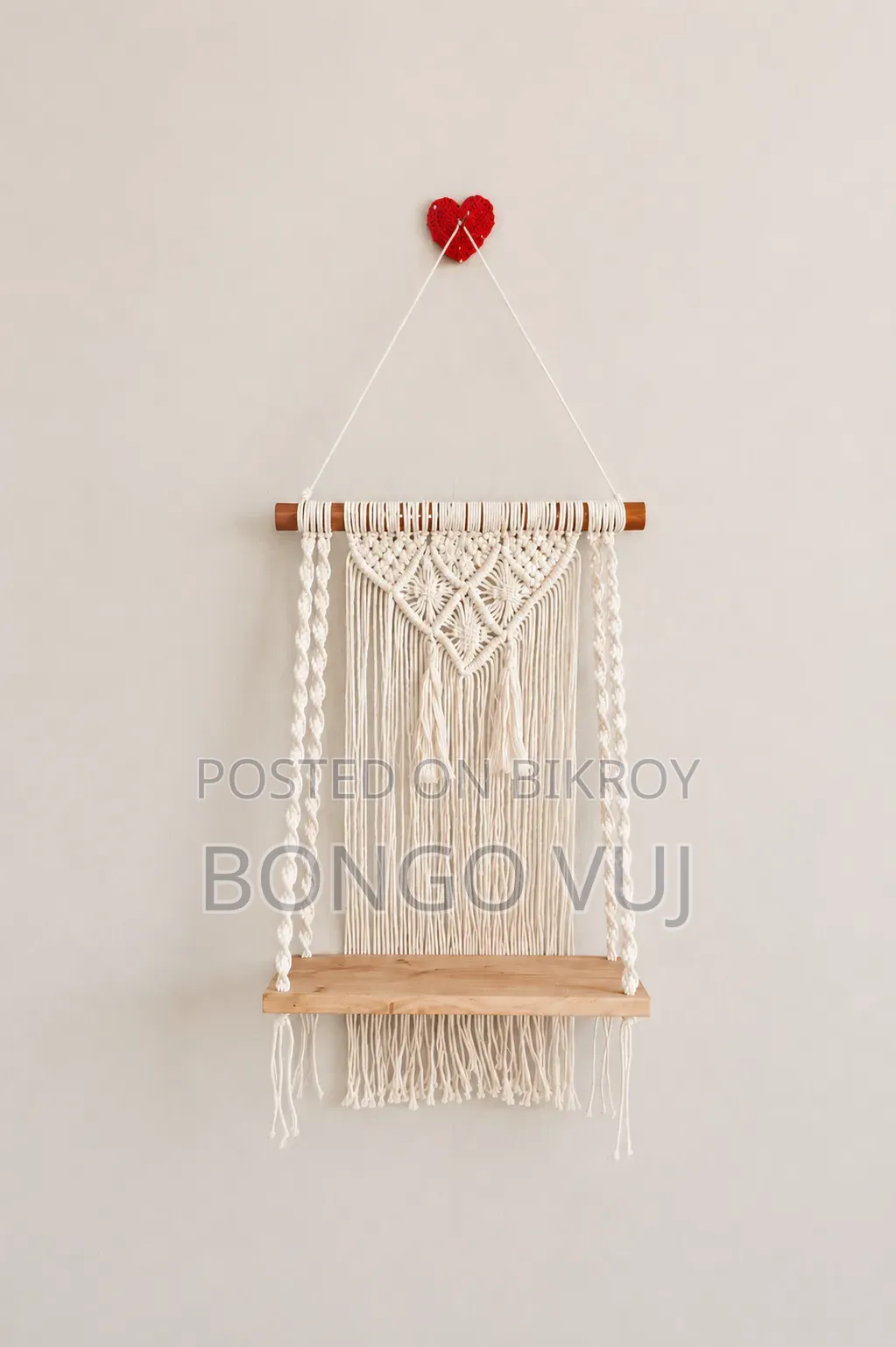 Macrame Wall Shelf