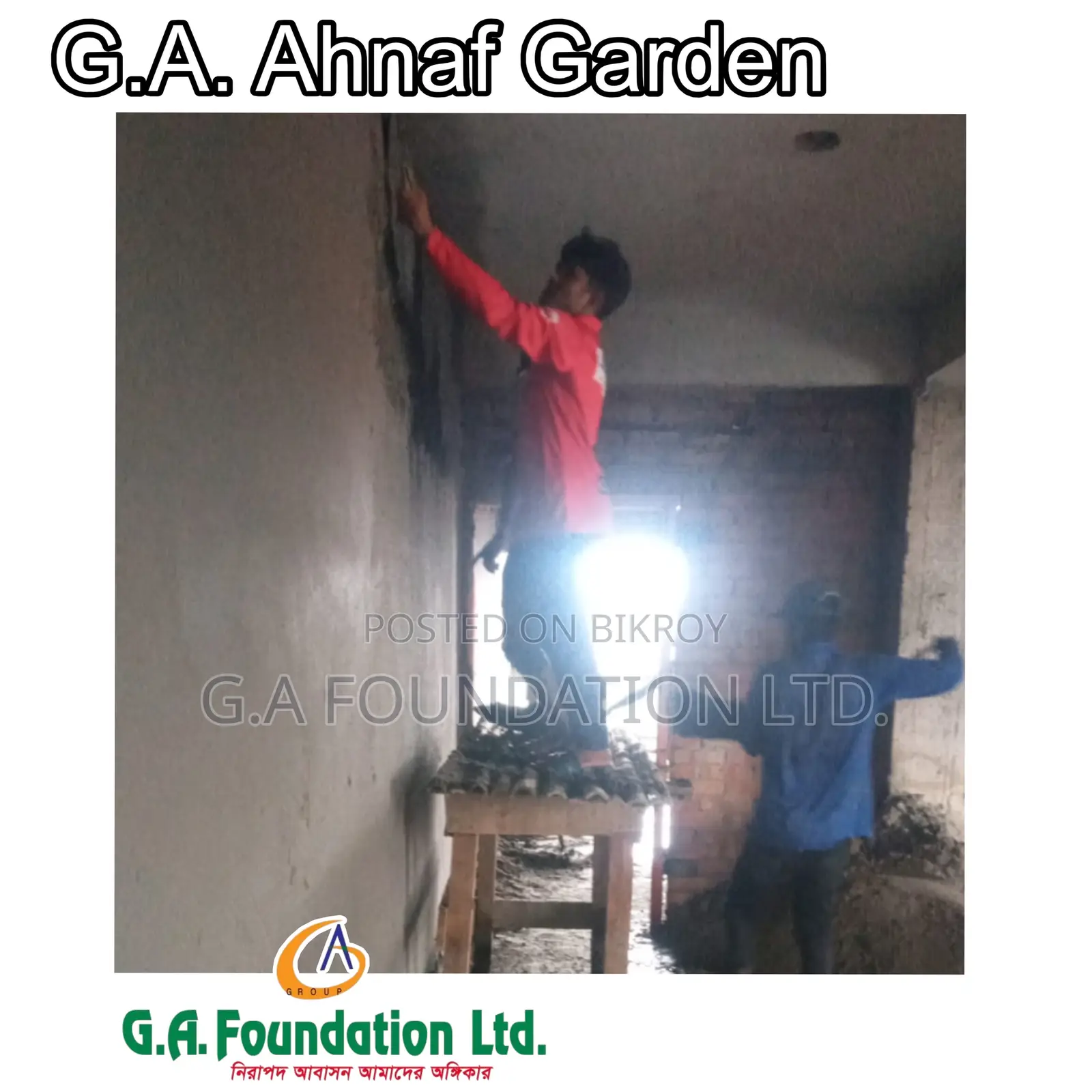 3-bedroom Apartment in G. A. Ahnaf Garden, Mirpur for sale