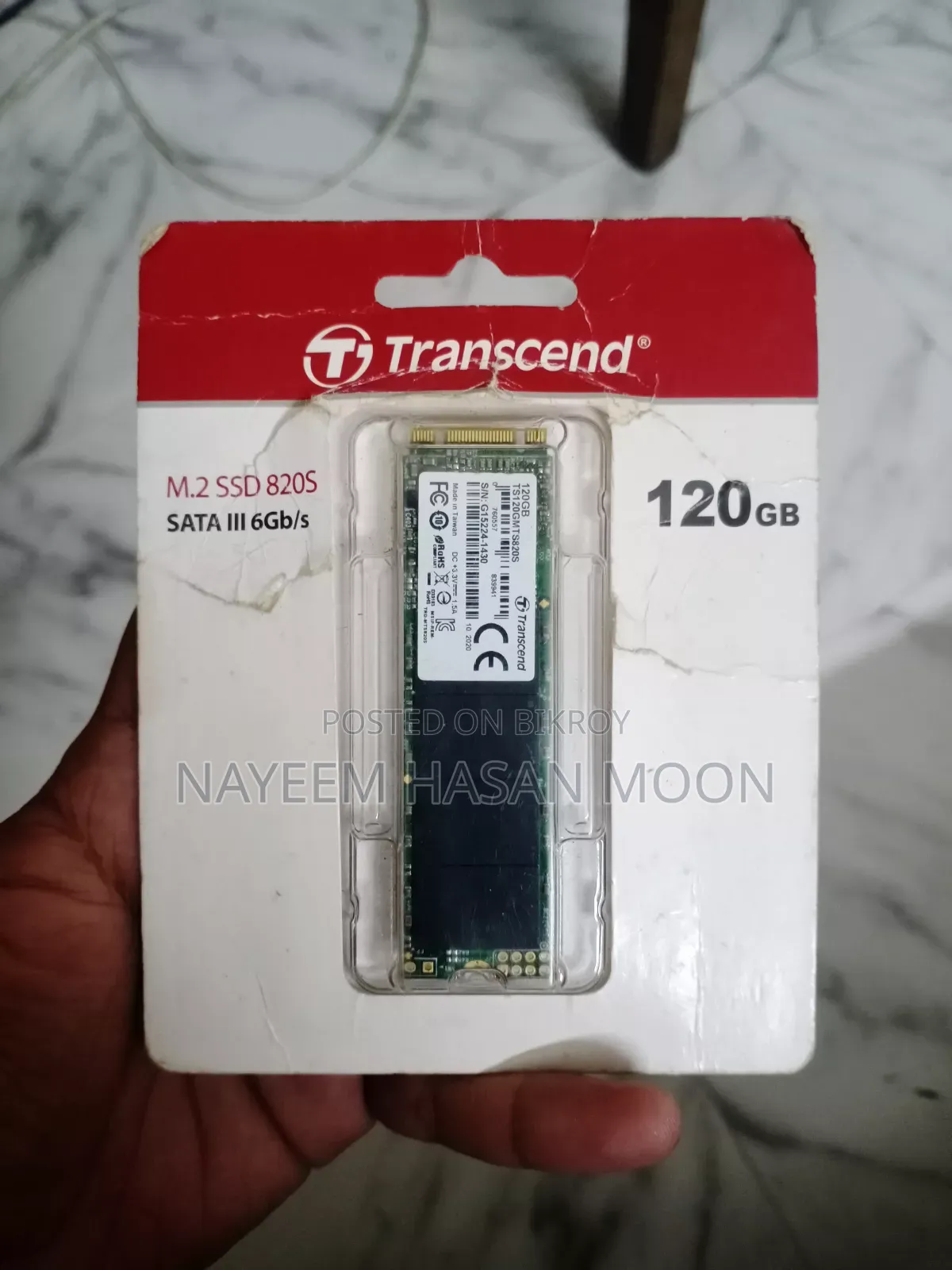 Transcend 820s 120GB 2280