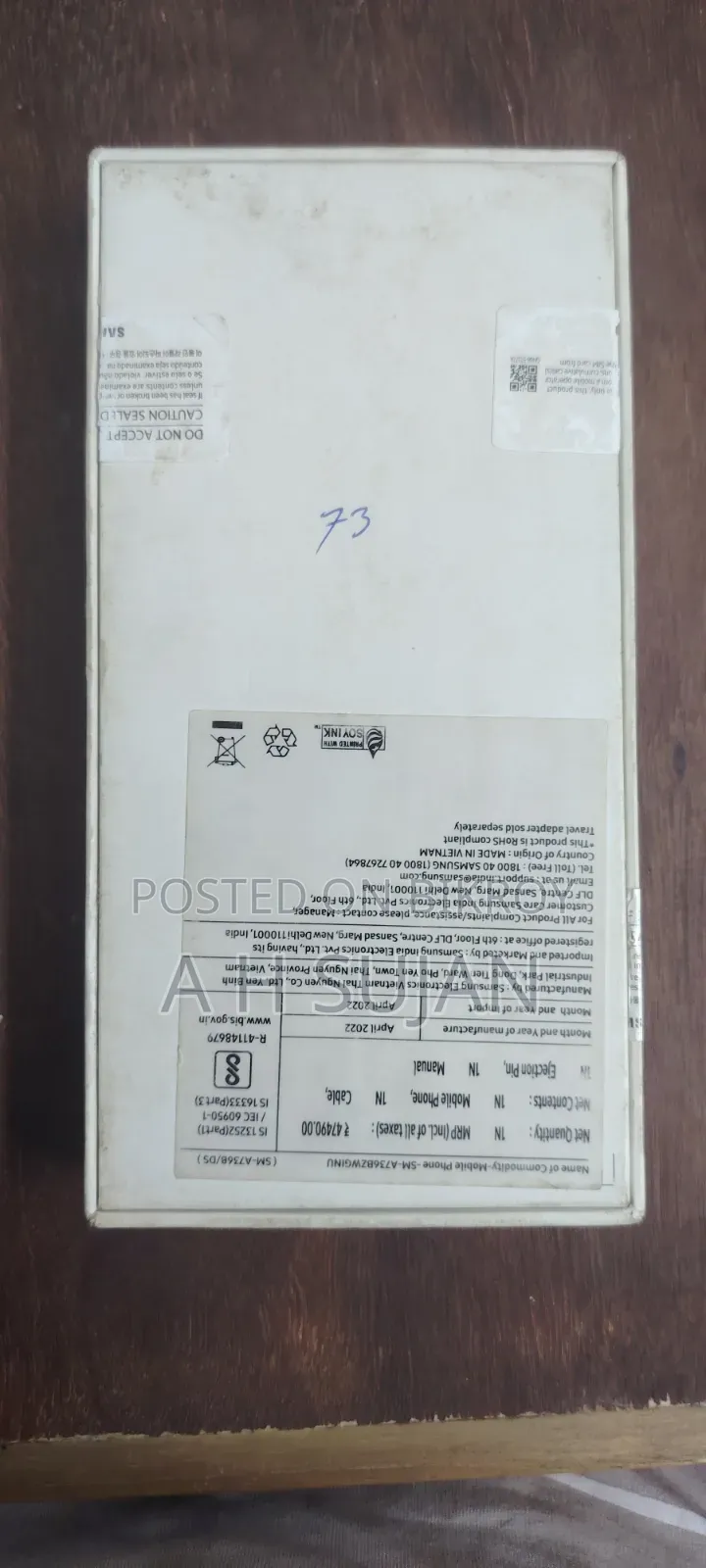 Samsung Galaxy A73 5G 128 GB Black