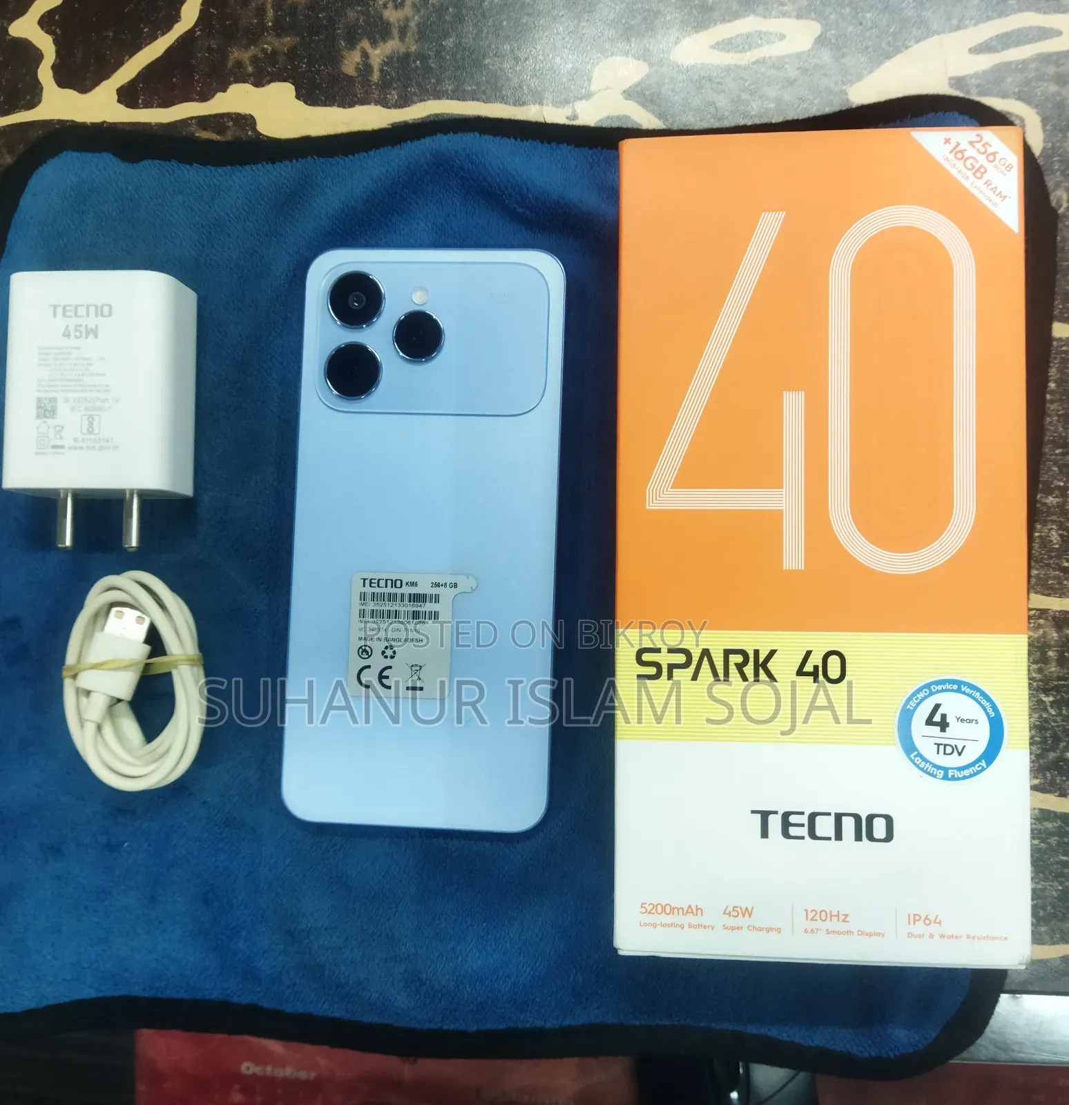 Tecno Spark 40 256 GB Blue