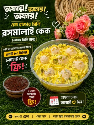 "হোমমেড ভ্যানিলা ও চকলেট কেক –