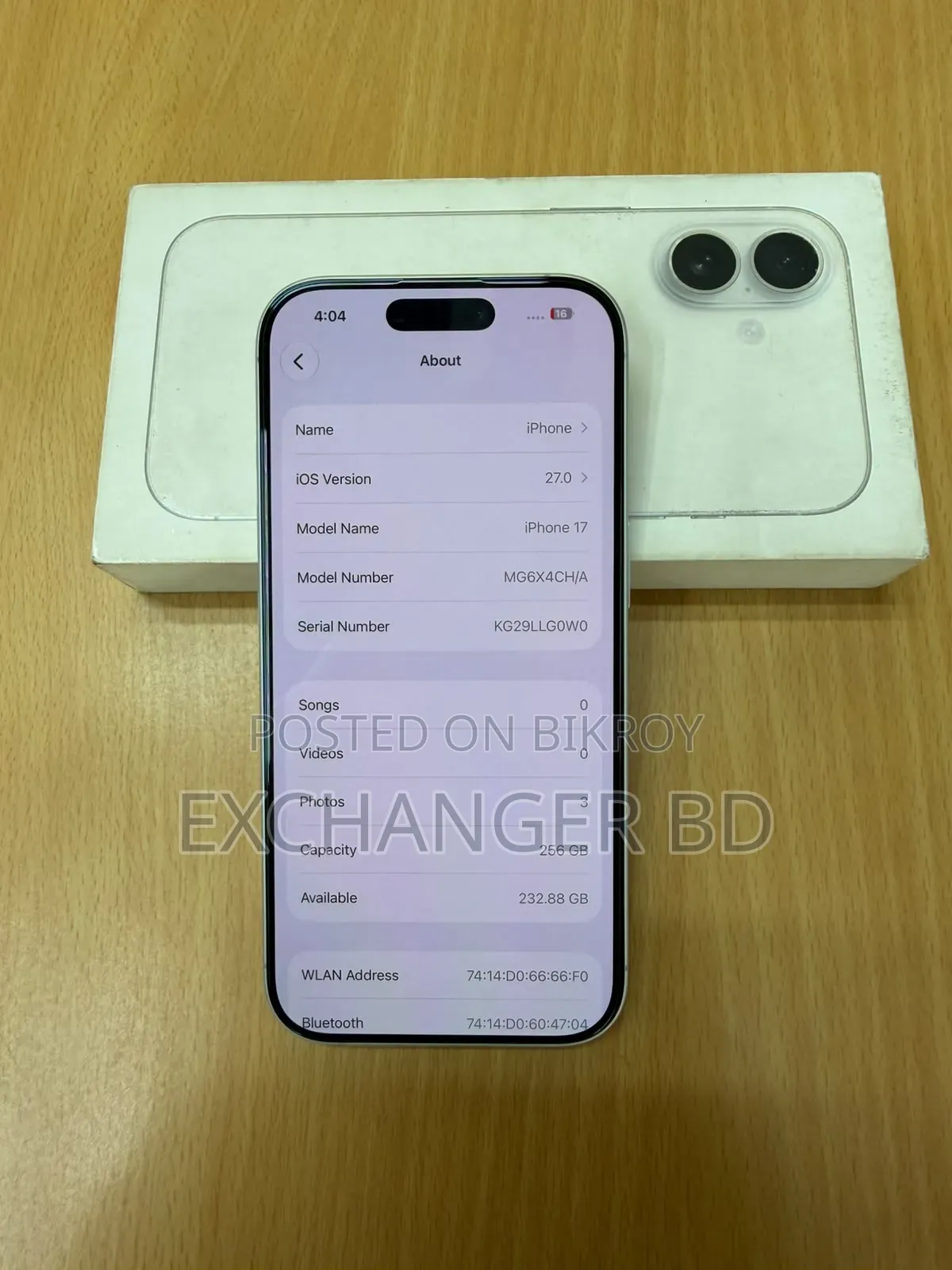 Apple iPhone 17 256 GB White