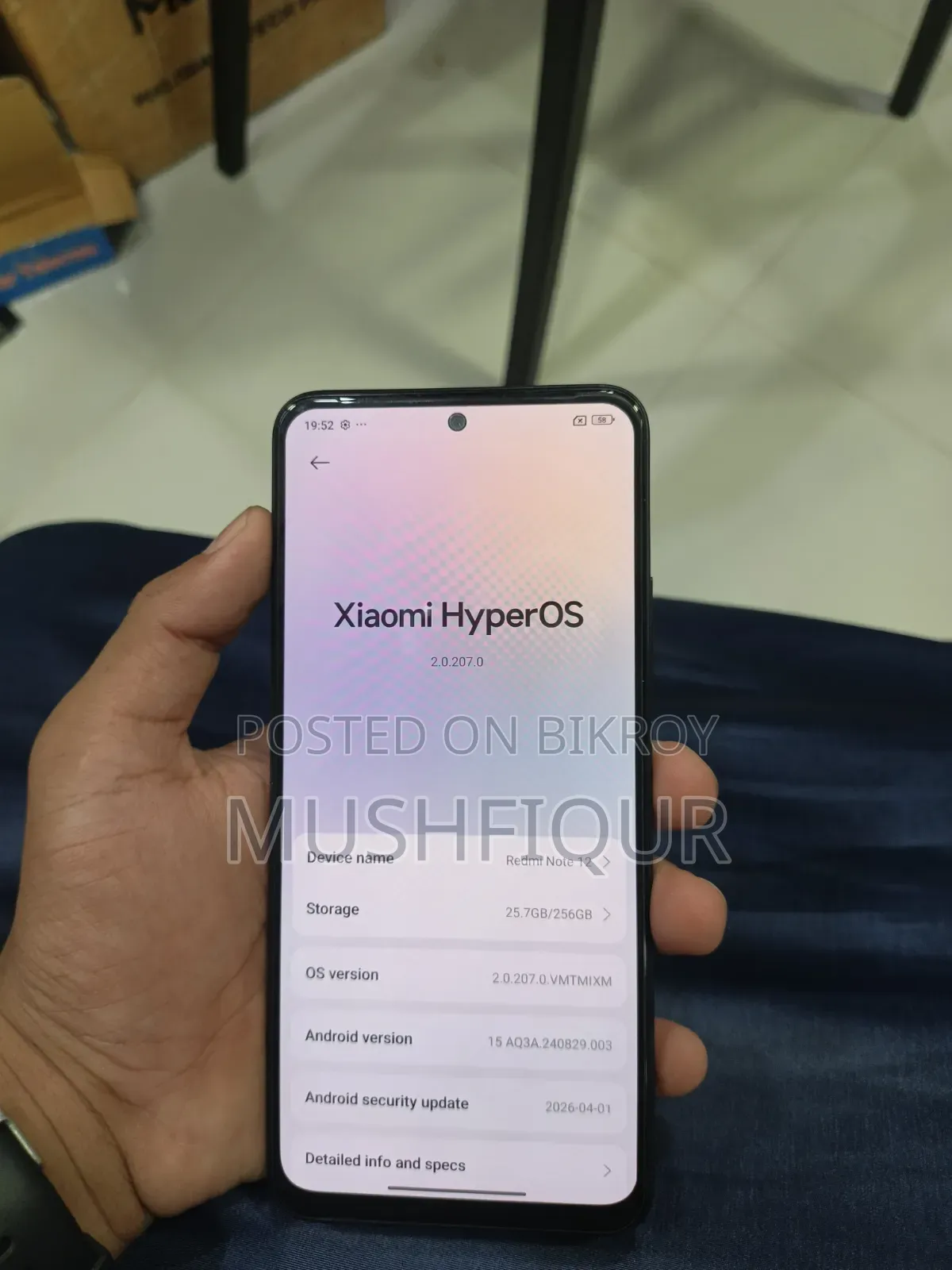 Xiaomi Redmi Note 12 256 GB Black