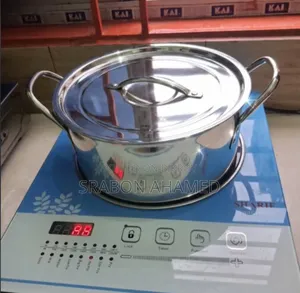 2 Set Induction Supported Heavy Steel Pot & Pan