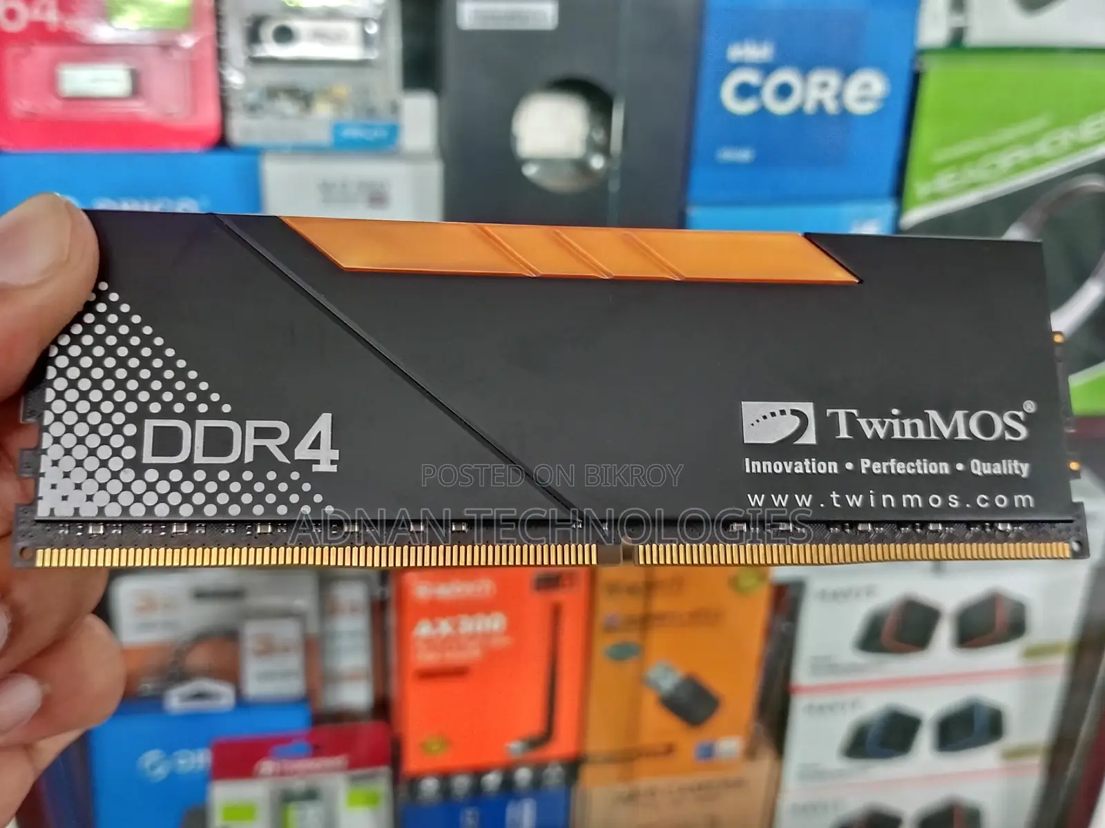 Twinmos Thunder Gx 16gb Ddr4 3200mhz U-Dimm Black Desktop Ram