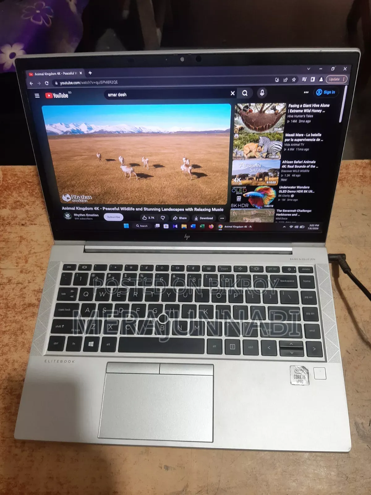 Laptop HP EliteBook 840 G7 16GB Intel Core i5 SSD 512GB