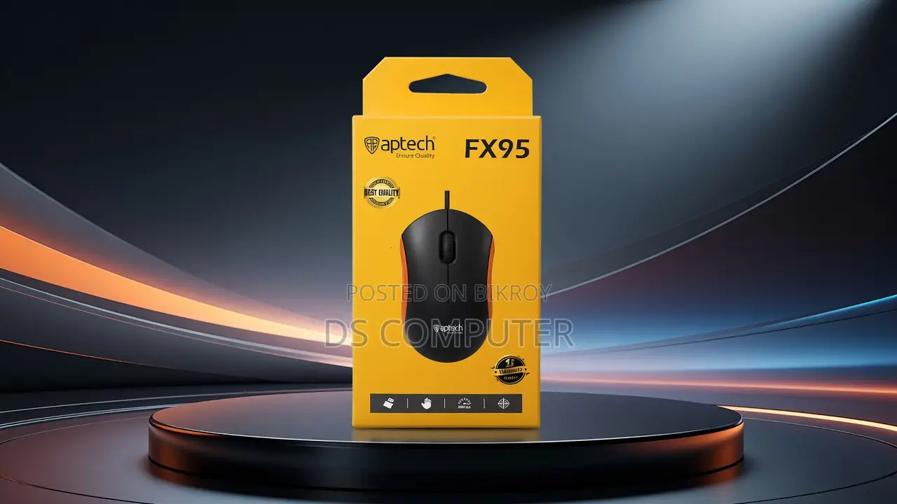 Aptech Fx95 Usb Wired Computer Mouse [New]