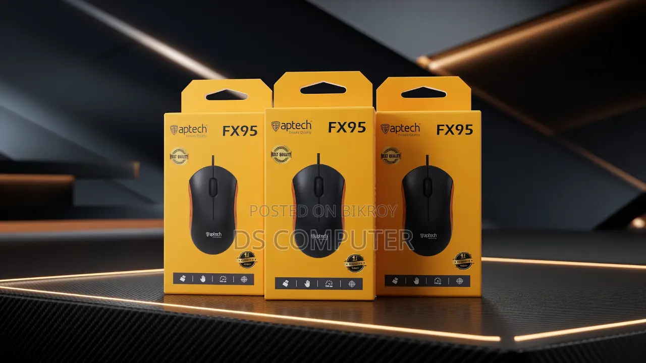 Aptech Fx95 Usb Wired Computer Mouse [New]