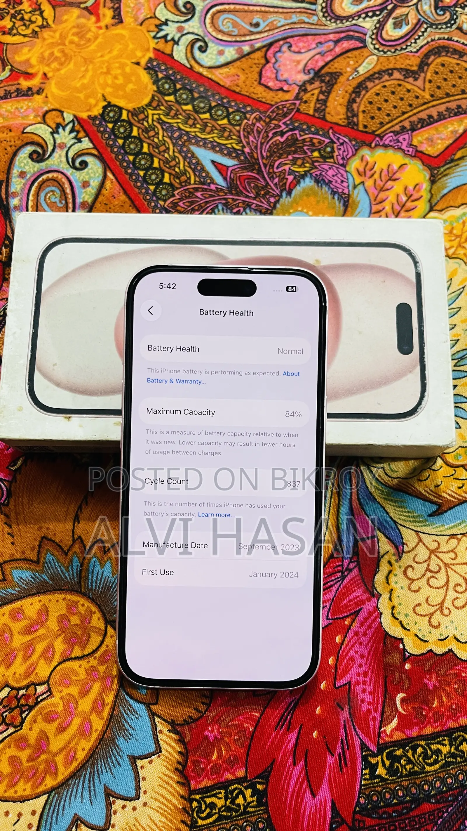Apple iPhone 15 256 GB Pink