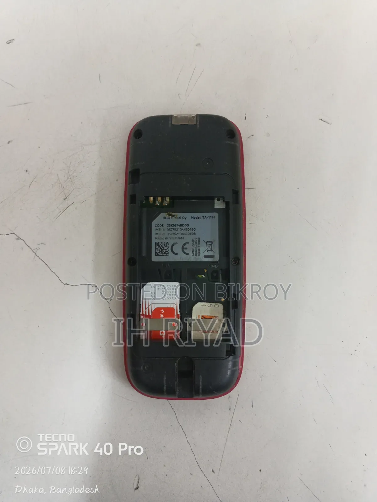 Nokia 105 Pink