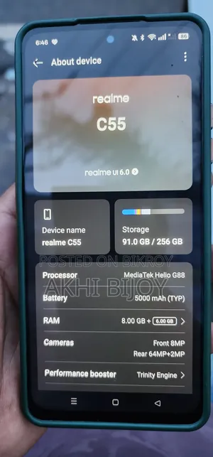 Realme C55 256 GB Blue