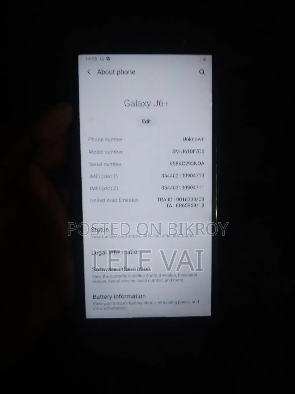 Samsung Galaxy J6+ 32 GB Blue
