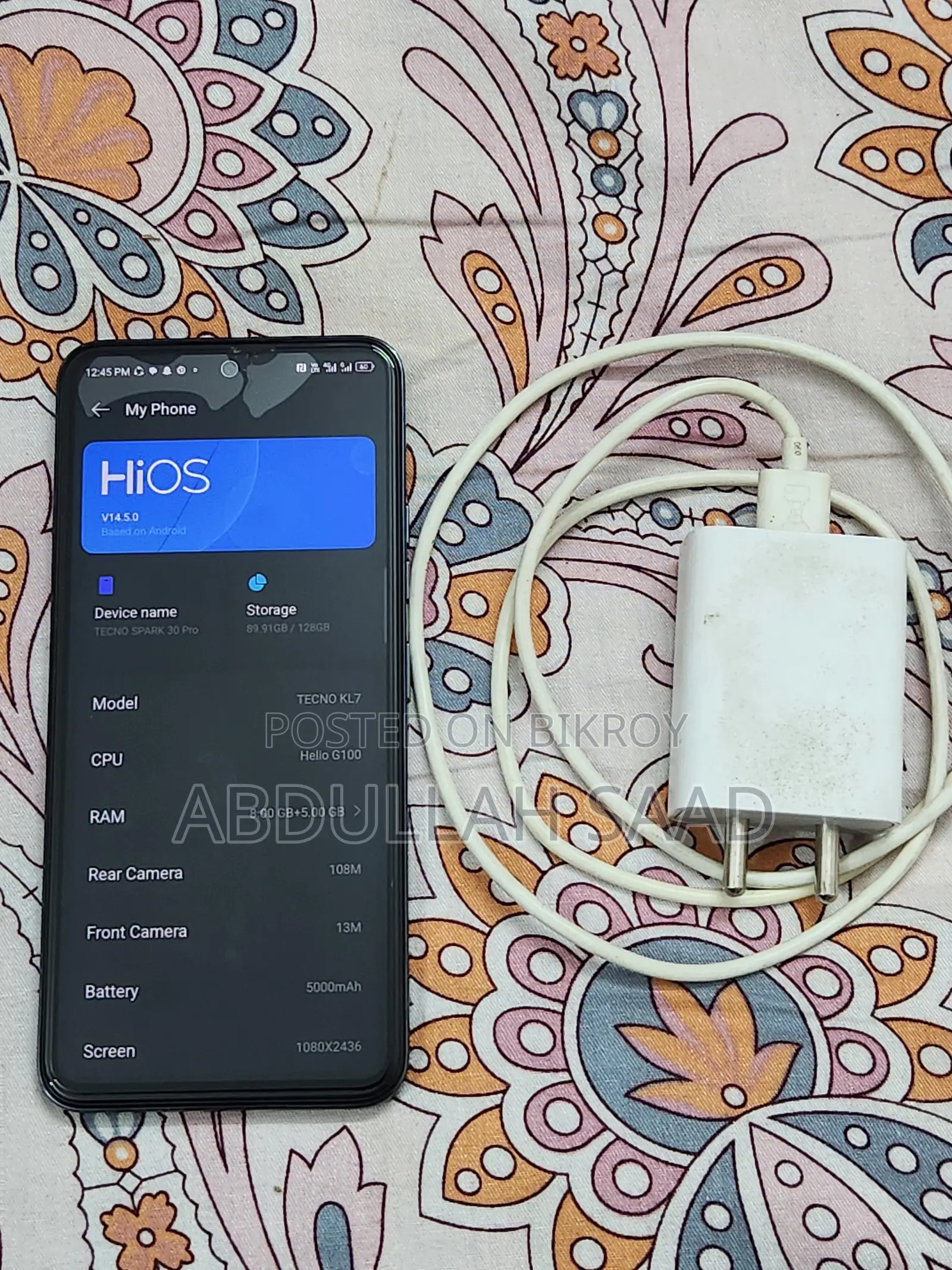 Tecno Spark 30 Pro 256 GB Black