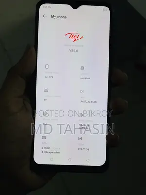 Itel S23 128 GB Black