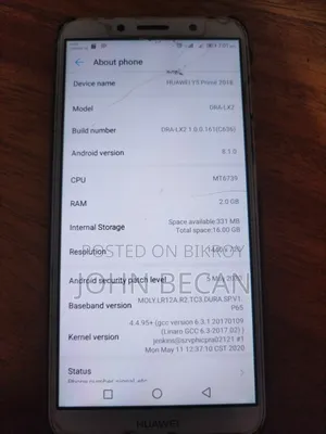 Huawei Y5 Prime 2018 16 GB Gold