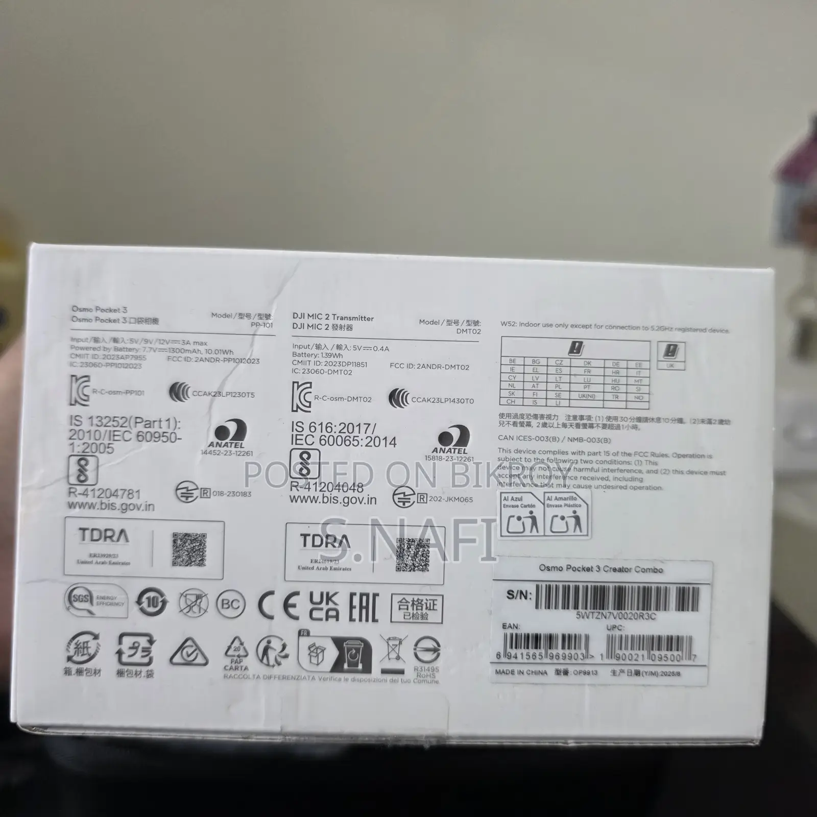 Dji Osmo Pocket 3, Almost New With All Accessories and Extras- From Uk