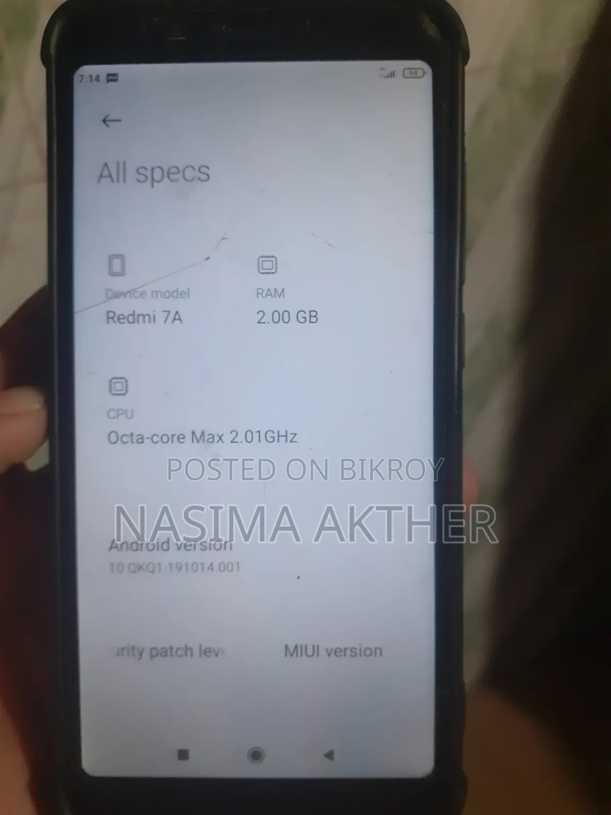 Xiaomi Redmi 7A 32 GB Blue