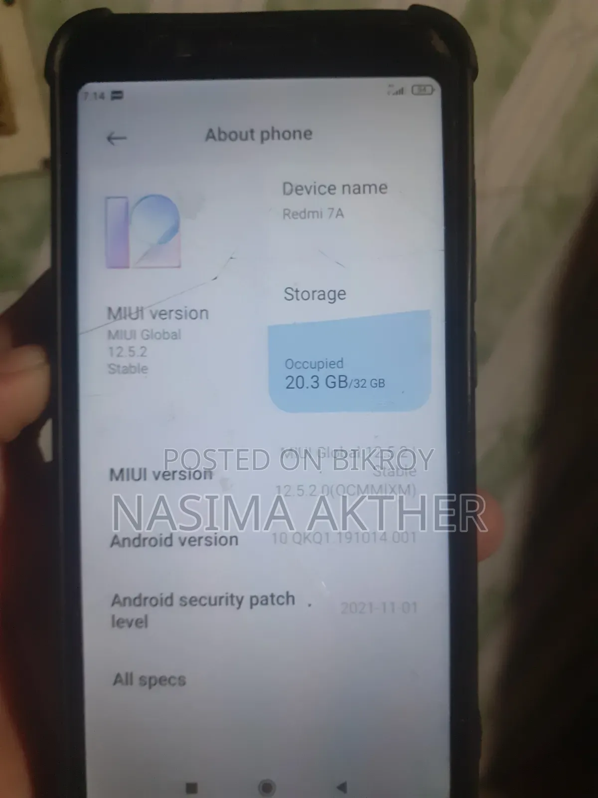 Xiaomi Redmi 7A 32 GB Blue