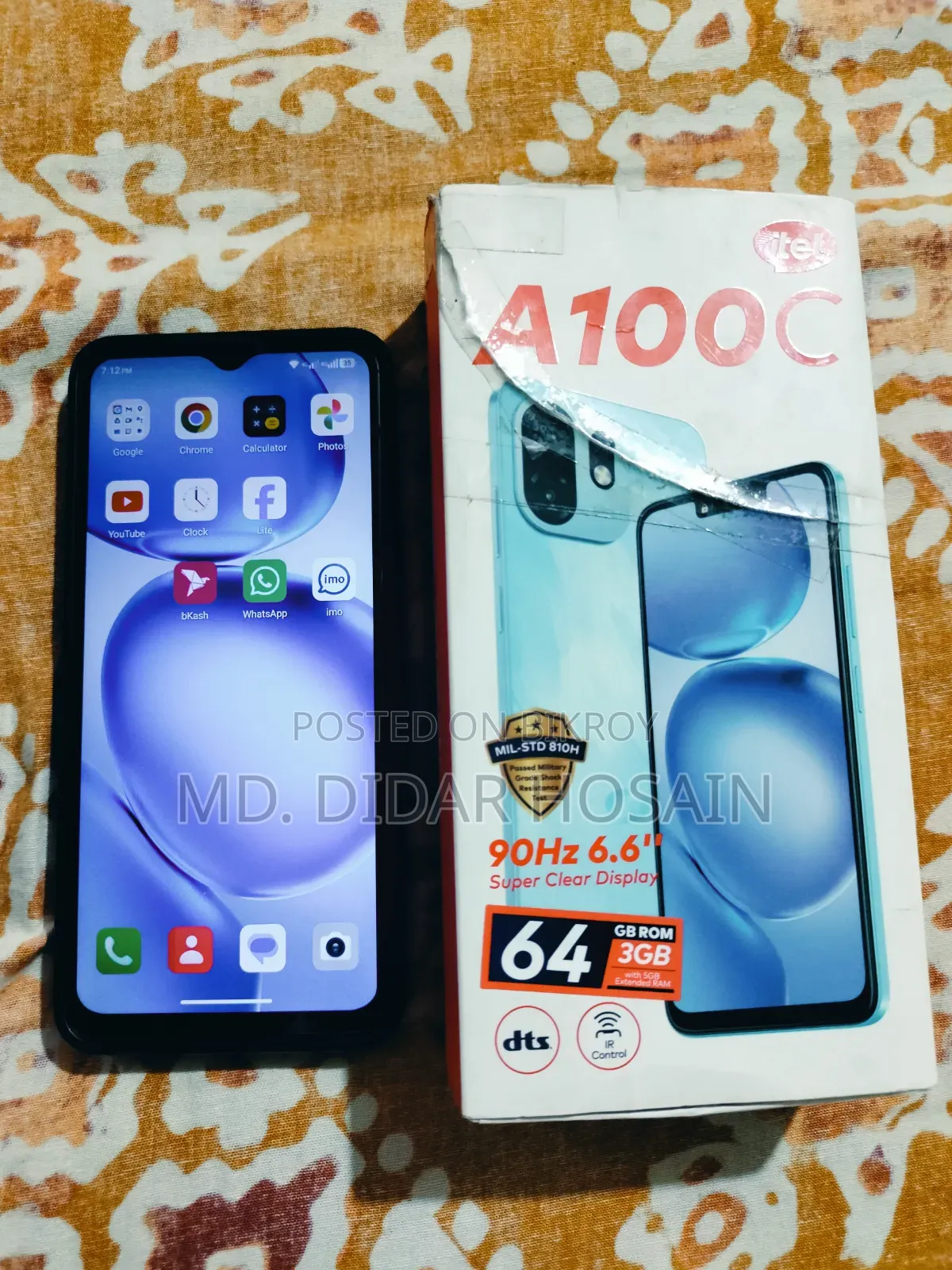 Itel A100C 64 GB Black