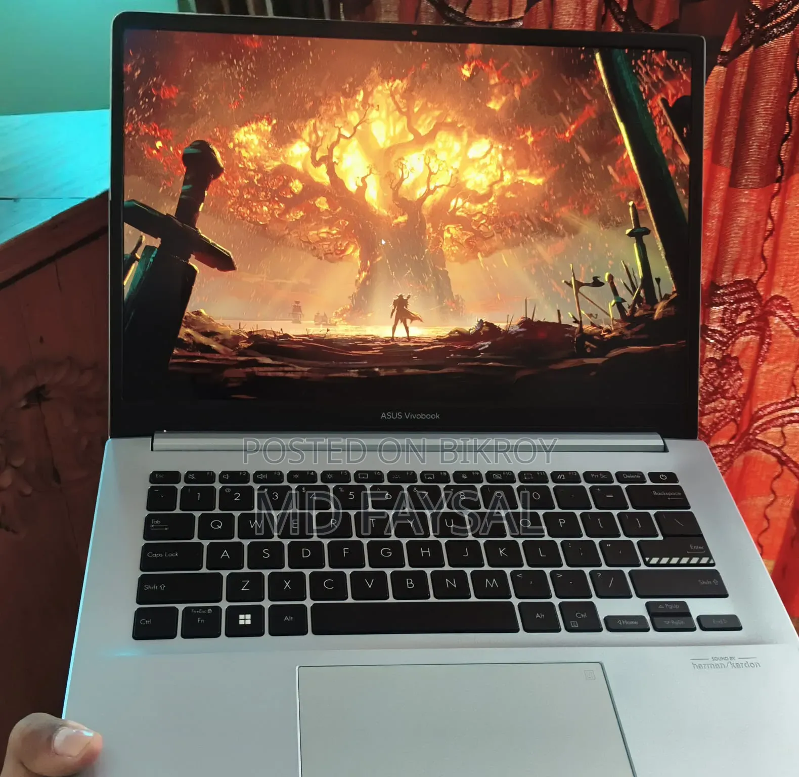 Laptop Asus Vivobook Pro 14 OLED 16GB AMD Ryzen 7 SSD 512GB