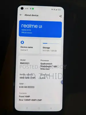 Realme 9 128 GB Orange