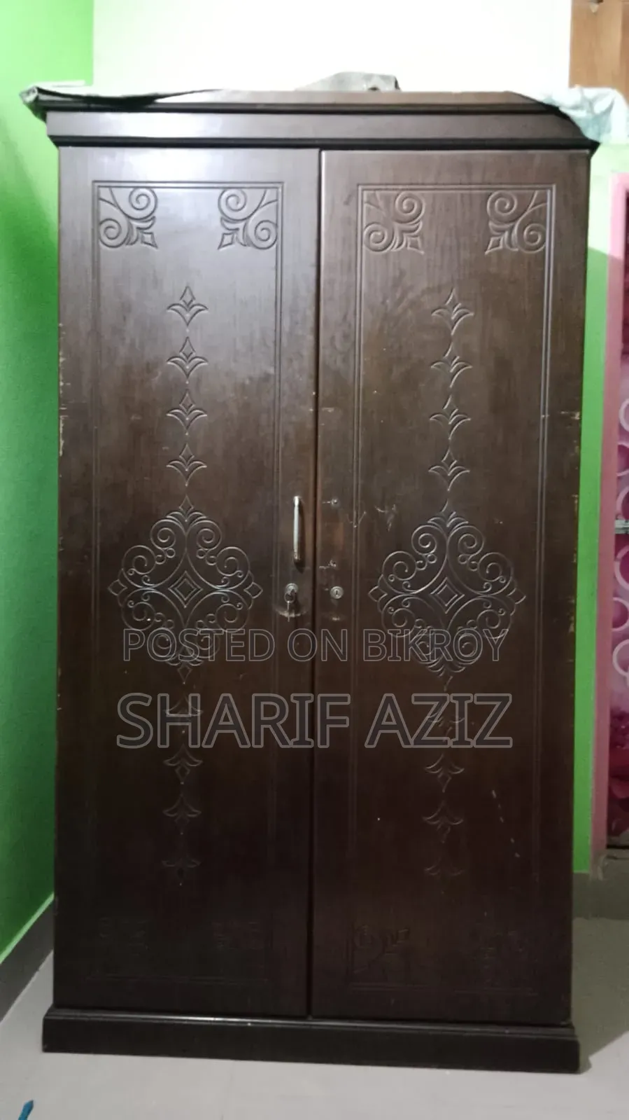 A Malaysian wooden wardrobe for sale