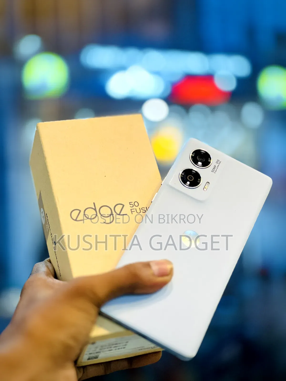 মটোরোলা এজ ৫০ ফিউশন ২৫৬ জিবি সাদা