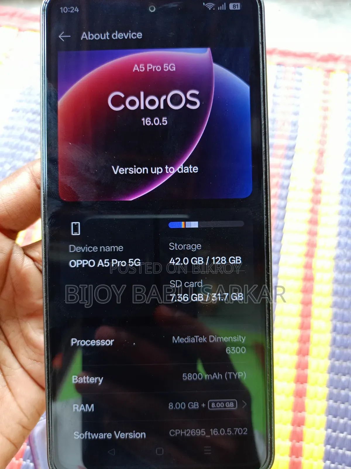 Oppo A5 Pro 128 GB Bronze