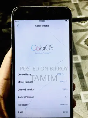Oppo F1s 32 GB Black