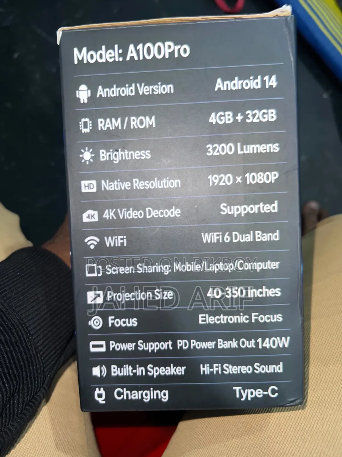 Projector Vexion A100 Pro Urgent Sell