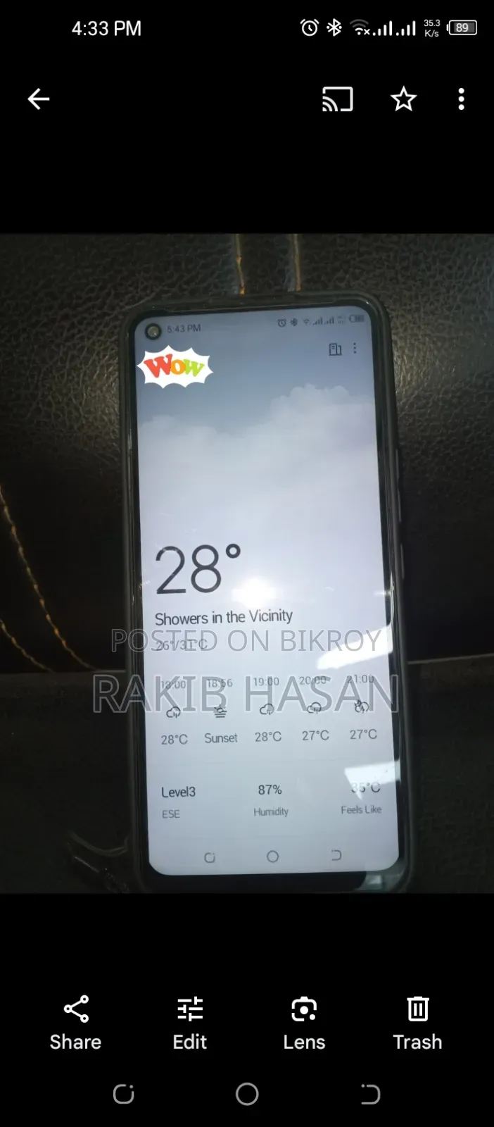 Tecno Camon 16 128 GB Blue