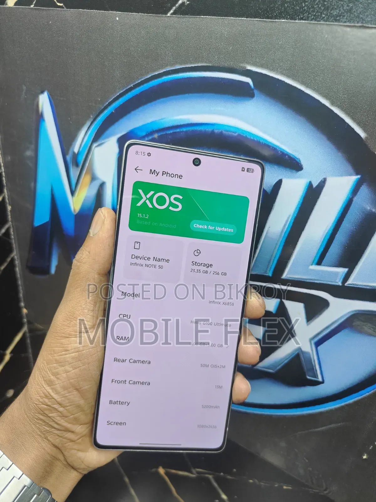 Infinix Note 50 4G 256 GB Bronze