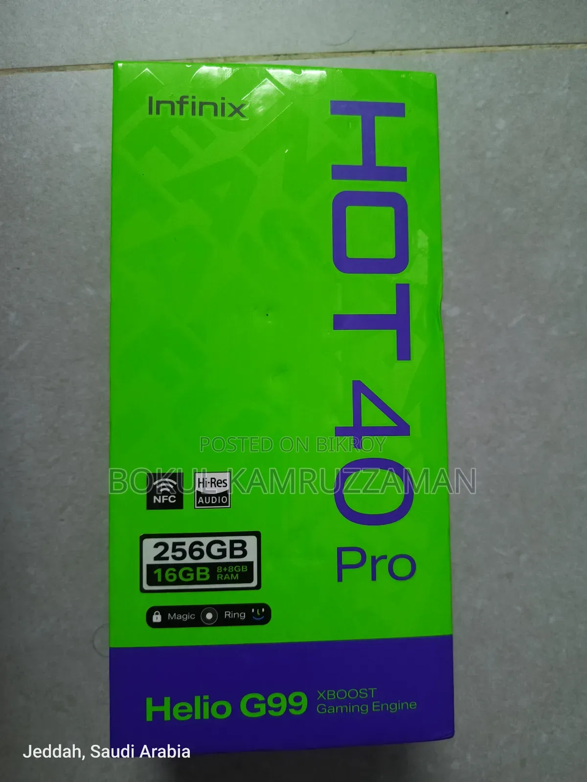 Infinix Hot 40 Pro 256 GB Black