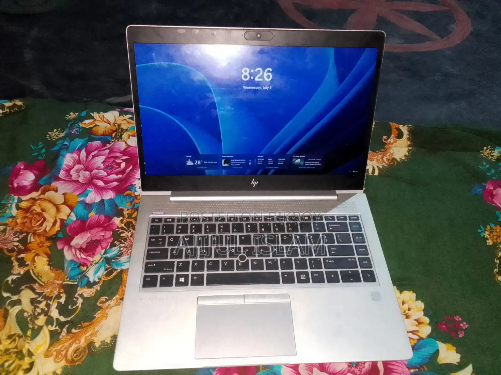 Laptop HP EliteBook 840 G6 8GB Intel Core I5 SSD 256GB