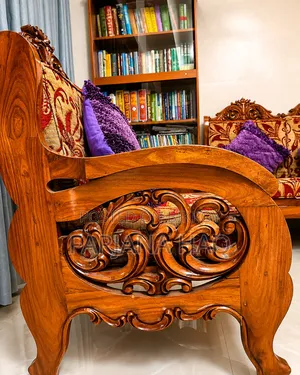 Shishu Wood Royal Sofa Set ( Hand-Made ) | Free Center Table